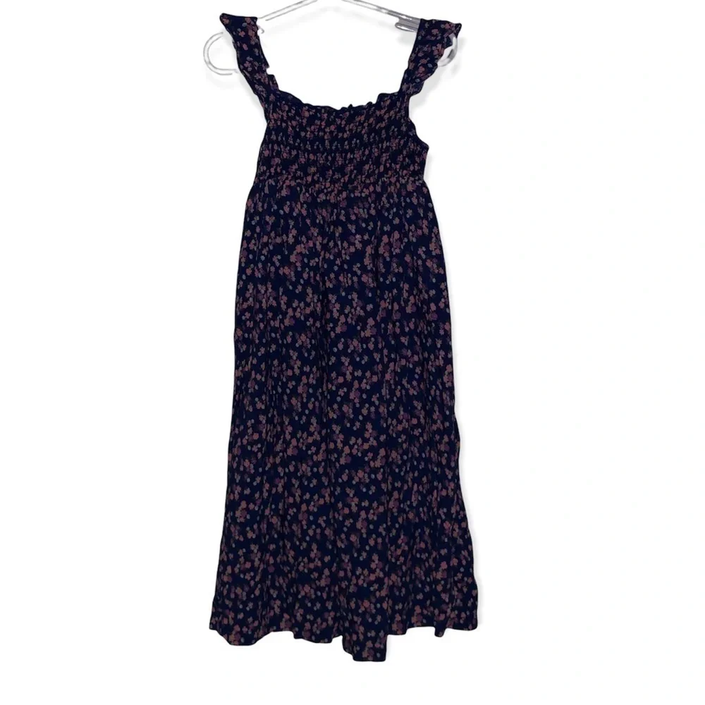 Carter's Pink & Blue Floral Long Dress